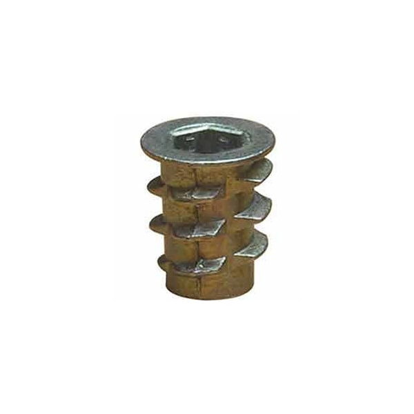 E-Z Lok Hex Drive Threaded Insert, #10-32 Int Thrd Sz, 0.512 in L, Zinc Alloy 901032-13 - main